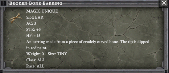 BROKEN BONE EARRING item card